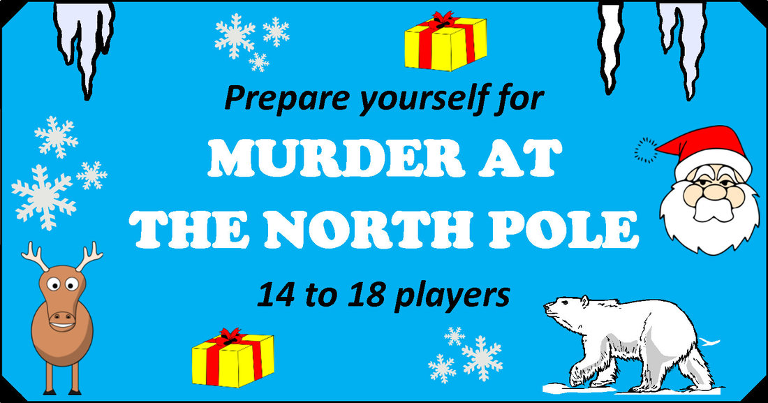 ZOOM EDITION PDF Version 10-20 Characters Murder at the North Pole Murder Mystery Party